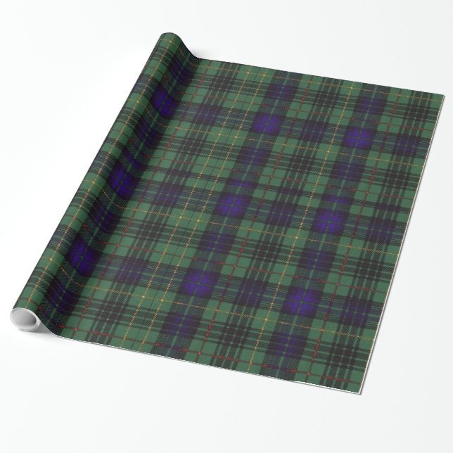 Kochclan karierter schottischer Kilt Tartan Geschenkpapier (Ungerollt)