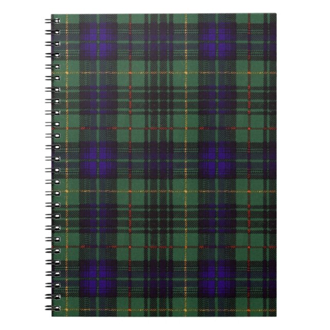 Kochclan karierter schottischer Kilt Tartan Notizblock (Vorderseite)