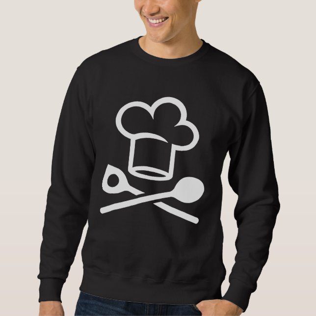 Köche mit überlaufenen Löffeln Sweatshirt (Vorderseite)
