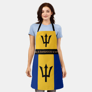 Kochen Barbados & Barbados Flag Köche Küche Schürze
