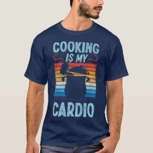 Kochen Chef Retro Vintage Küche Koch Kochen Ist T-Shirt