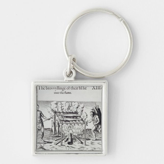 Kochen der Fische Schlüsselanhänger (Vorne)