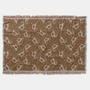 Kochen des Musters mit Kochshut Decke