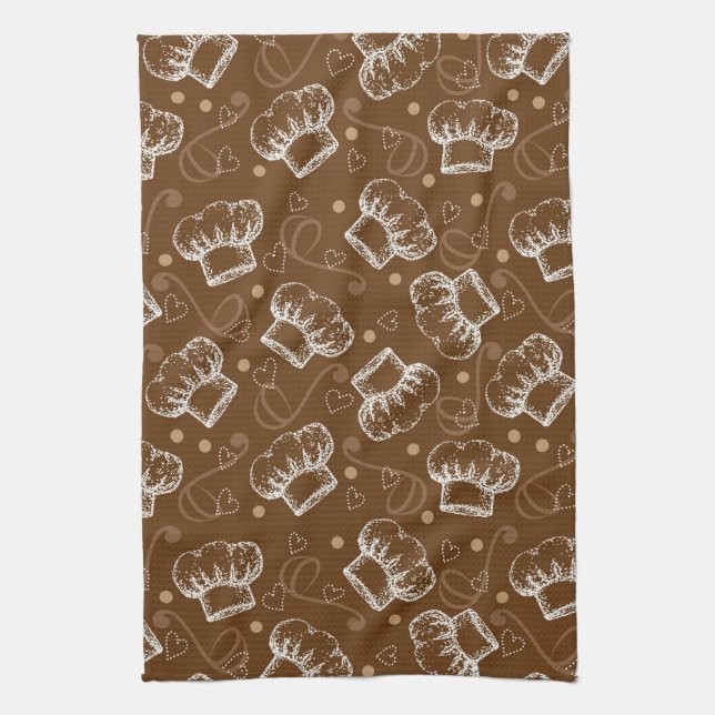 Kochen des Musters mit Kochshut Handtuch (Vertikal)