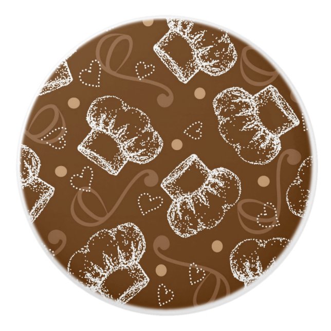 Kochen des Musters mit Kochshut Keramikknauf (Vorderseite)