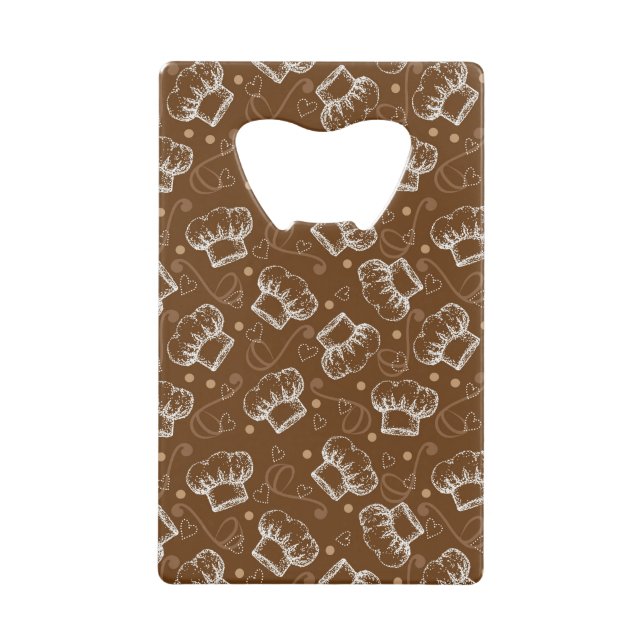 Kochen des Musters mit Kochshut Kreditkartenflaschenöffner (Vorderseite)