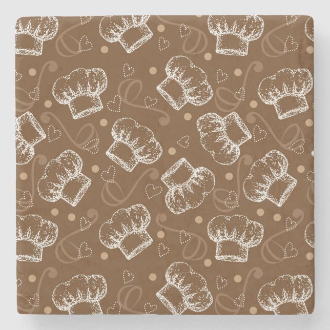 Kochen des Musters mit Kochshut Steinuntersetzer (Vorderseite)