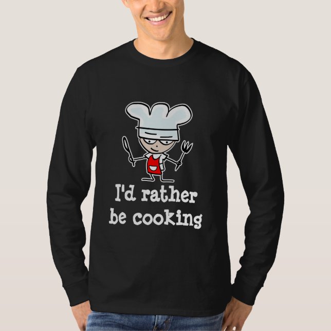 Kochen des Shirts für Männer mit lustigem Zitat (Vorderseite)
