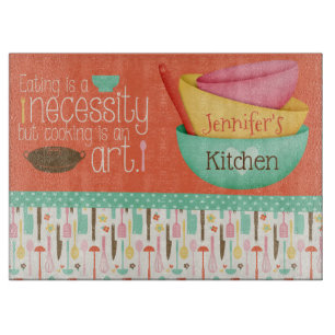 Kochen ist eine Art Personalisiertes Schneidebrett