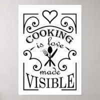 "Kochen ist Liebe sichtbar gemacht" Zitat