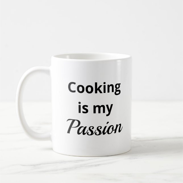 Kochen ist meine Leidenschaft Coffee Tasse (Links)