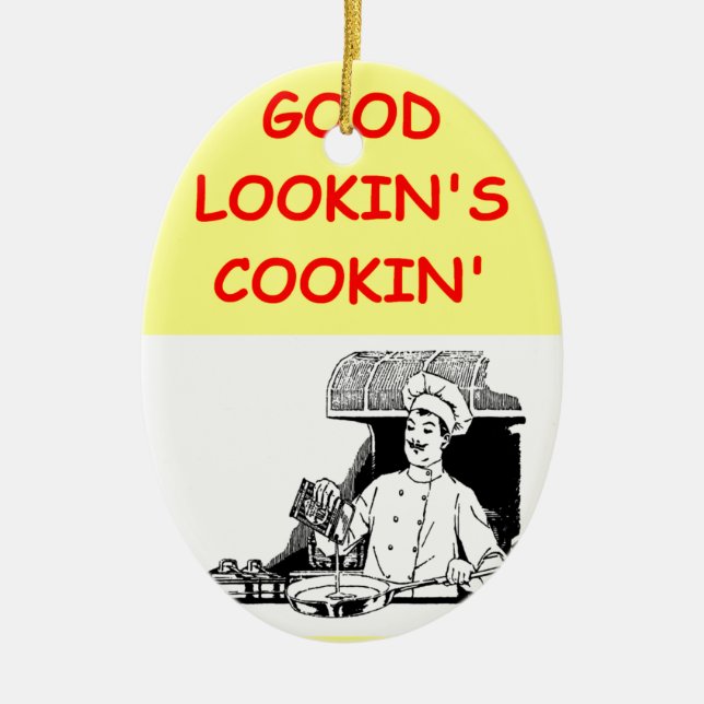 KOCHEN KERAMIKORNAMENT (Vorne)