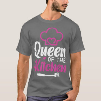 Kochen Koch Königin Küche Koch Königin der Küche T-Shirt