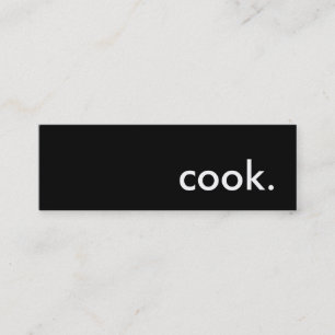 kochen. mini visitenkarte
