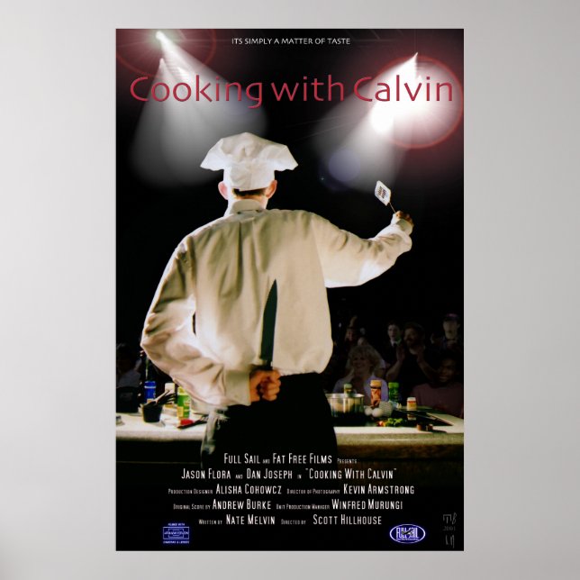 Kochen mit Calvin Poster (Vorne)