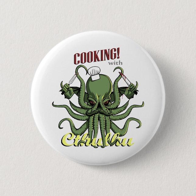 Kochen mit Cthulhu Button (Vorderseite)