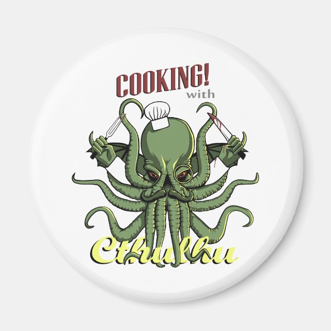 Kochen mit Cthulhu Magnet (Vorne)