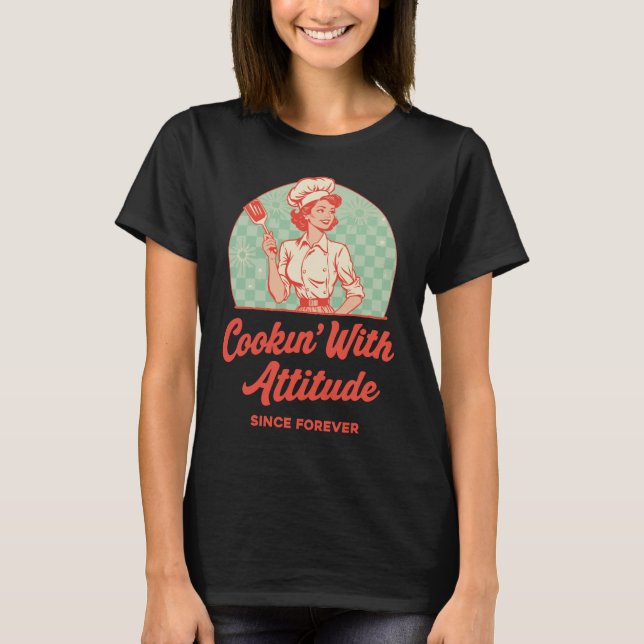 Kochen mit Haltung T-Shirt (Vorderseite)