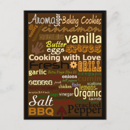 Kochen mit Liebe | Blue Beach Song™ Postkarte