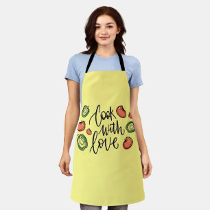 Kochen mit Liebe Design Schürze