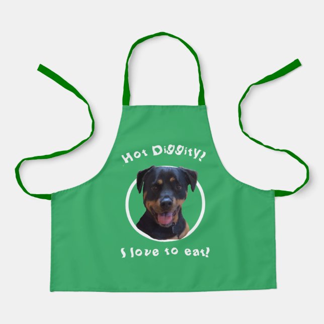 Kochen mit unserer Rottweiler Personalize-Schürze Schürze (Vorderseite)