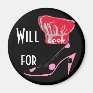 Kochen nach High Heel Shoes Magnet