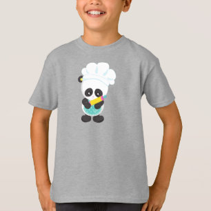 Kochen Panda, Backpanda, Schürze, Rolling Button T-Shirt