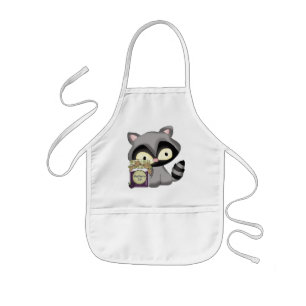 Kochen Raccoon Küche Kinder Schürze