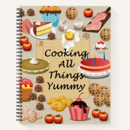 Kochen Sie alles Yummy Rezept Journal Notizbuch