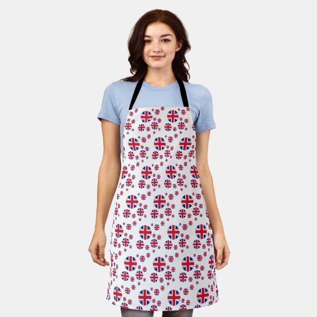 Kochen UK & British Flag Union Jack Köche Küche Schürze (Getragen)