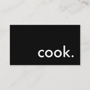  kochen. visitenkarte