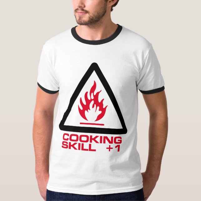 Kochen von Fähigkeit +1 T-Shirt (Vorderseite)