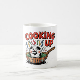 Kochen wir das Spiel auf Lustiger Fußballbraten Kaffeetasse