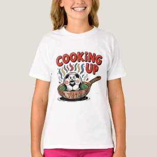 Kochen wir das Spiel auf Lustiger Fußballbraten T-Shirt