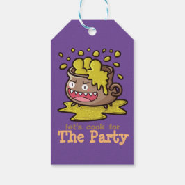 Kochen wir für die Party-Geschenketiketten Geschenkanhänger