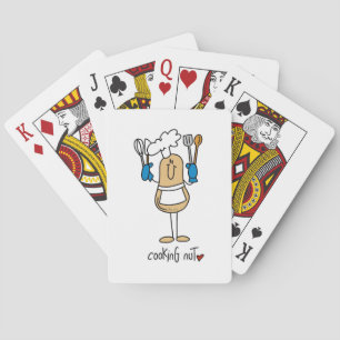 Kochende Nuss T-Shirts und Geschenke Spielkarten