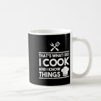 Kochender Chef, das ist es, was ich tue, ich koche Kaffeetasse