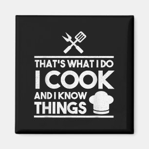 Kochender Chef, das ist es, was ich tue, ich koche Magnet