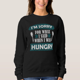 Kochender Chef Vintage Es Tut Mir Leid Für Was Ich Sweatshirt