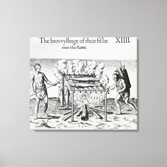 Kochfisch Leinwanddruck (Vorderseite)