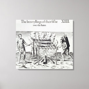 Kochfisch Leinwanddruck