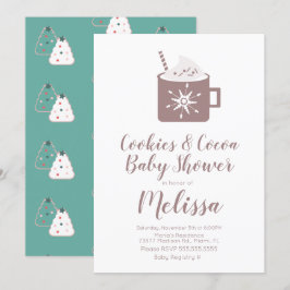 Kochgeschmack Tasse Winter Baby Dusche Einladung