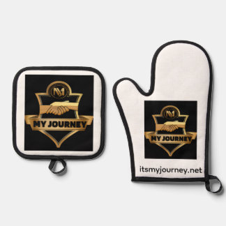 Kochhandschuh-Set 'Its My Journey' Ofenhandschuh & Topflappen-Set
