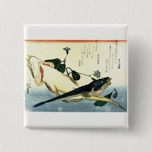 Kochi (Bartail Flathead) Hiroshige's Japanischer F Button