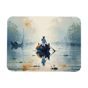 Kochi Kerala Indien Nebeliger Morgen Magnet