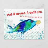 Kochkarte für Fischfrüchte