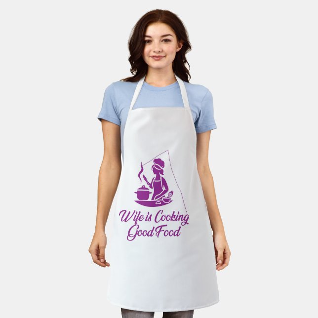 Kochkleid Schürze (Getragen)