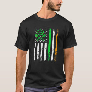 Kochliebhaber Irisch-Amerikanische Flagge St. Patr T-Shirt