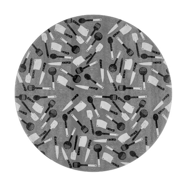 Kochmuster Schneidebrett (Vorderseite)