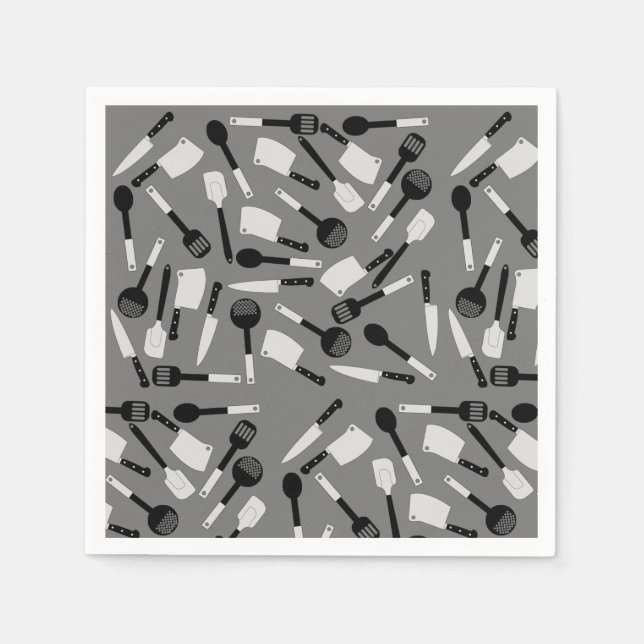 Kochmuster Serviette (Vorderseite)